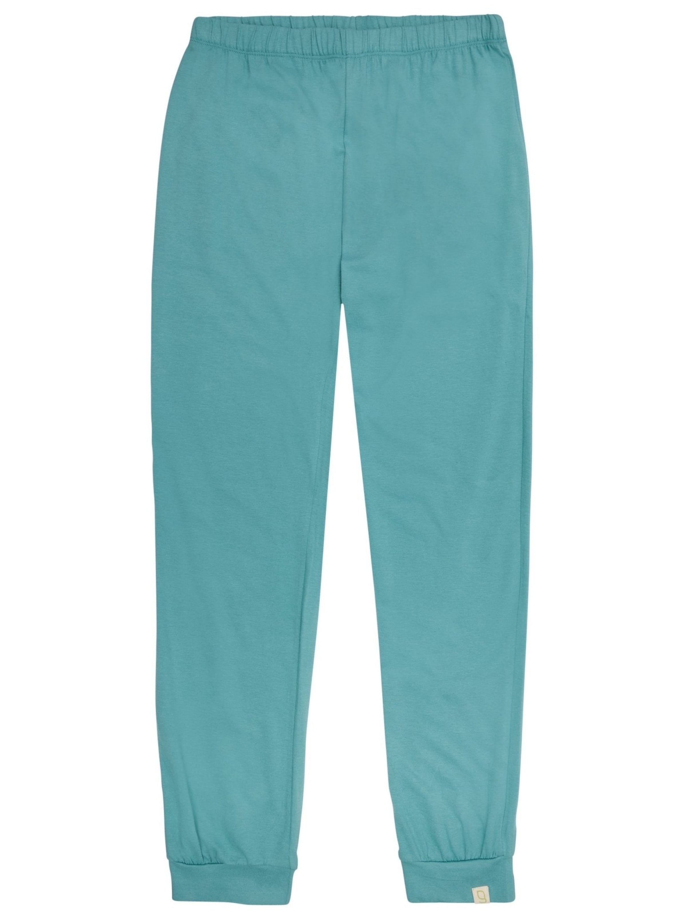 greenjama Pajama Pants in Green: front