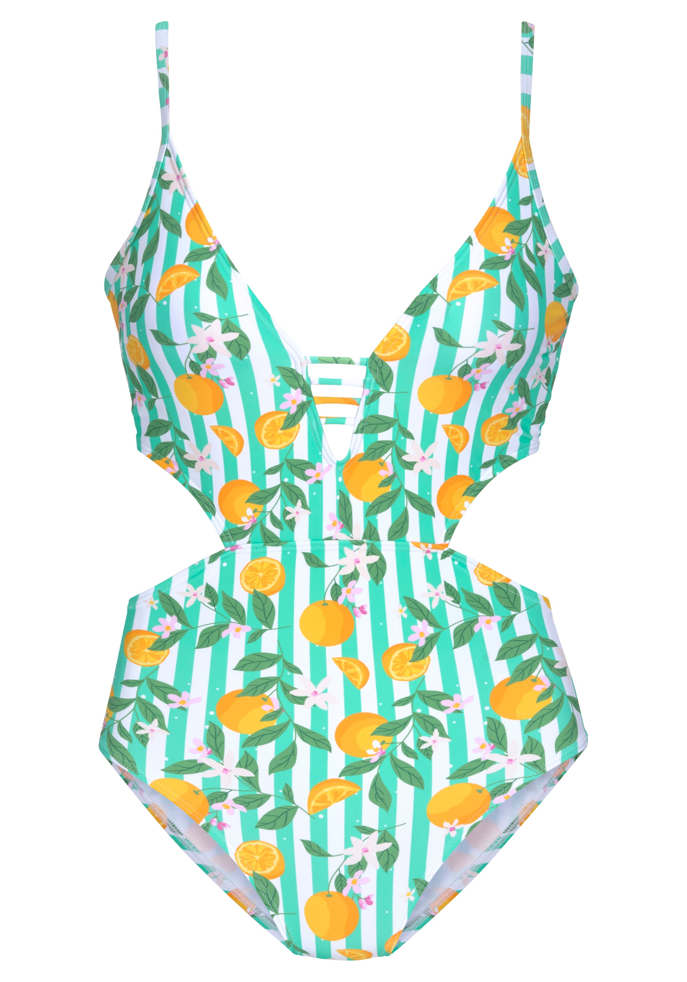 Triunghi Costum de baie întreg de la BUFFALO pe verde: față