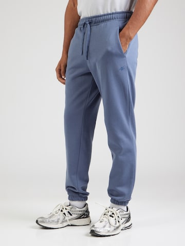 Tapered Pantaloni sport de la 4F pe albastru: față