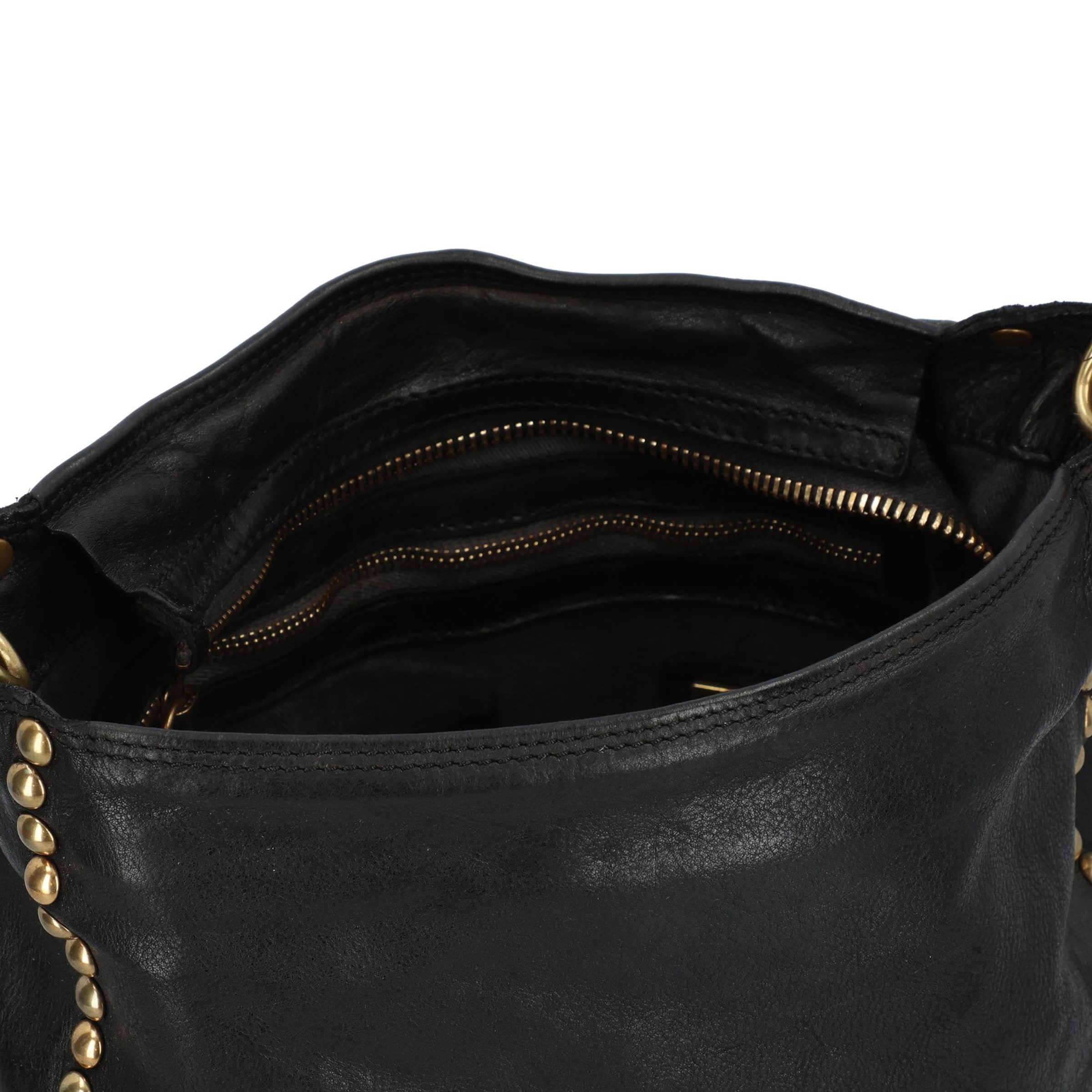 Campomaggi Schultertasche 'Lisa' in Schwarz