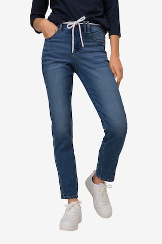 LAURASØN Regular Jeans in Blue: front