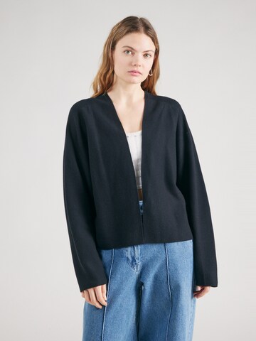 DRYKORN Knit cardigan 'MIRALA' in Black: front