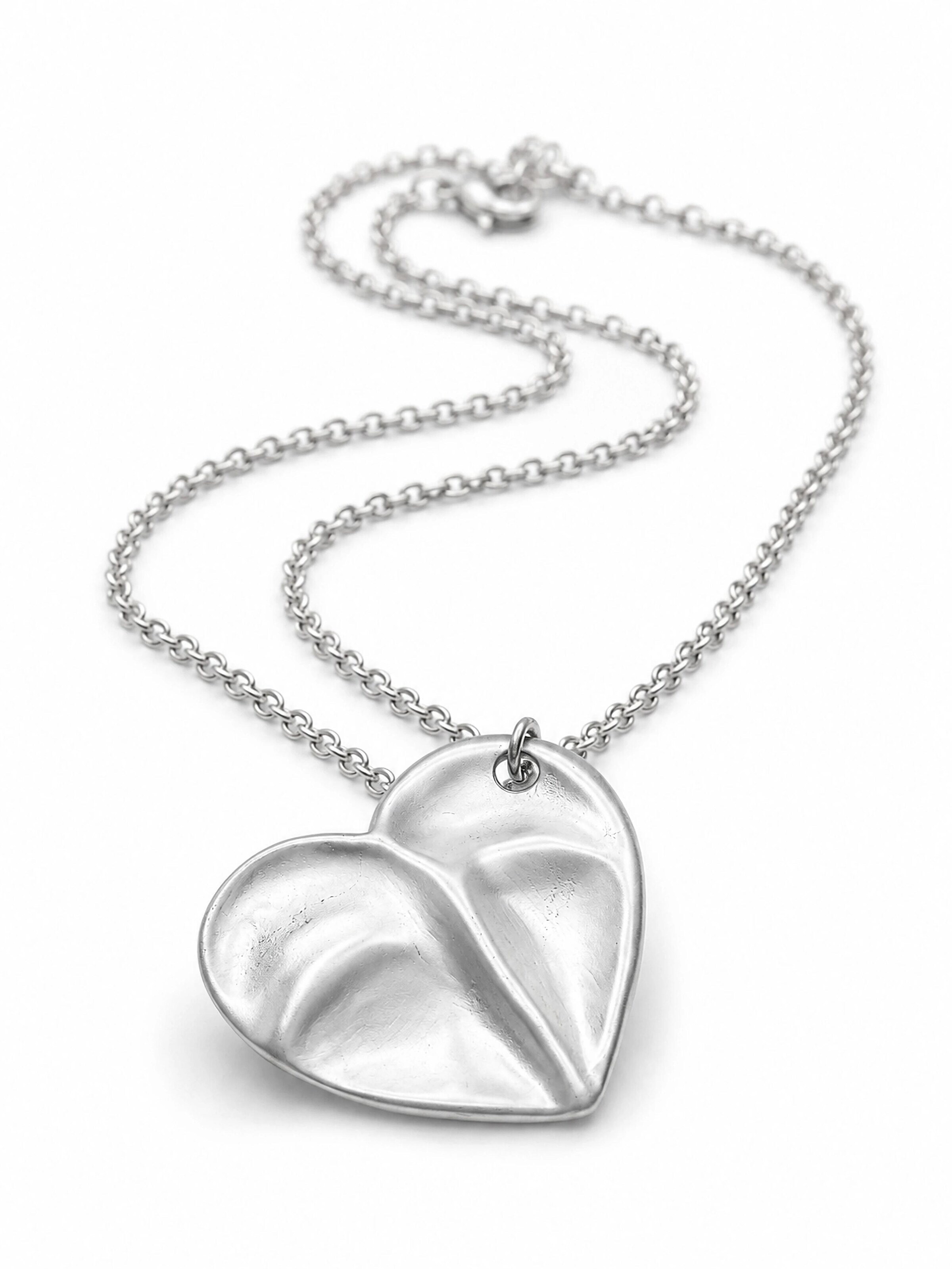 COLLEZIONE ALESSANDRO Necklace 'Cuore' in Silver