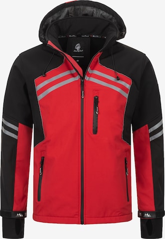 Rock Creek Funktionsjacke in Rot: Vorderseite