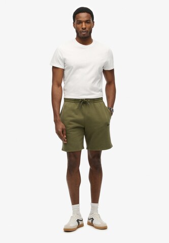 Loosefit Pantalon Superdry en vert