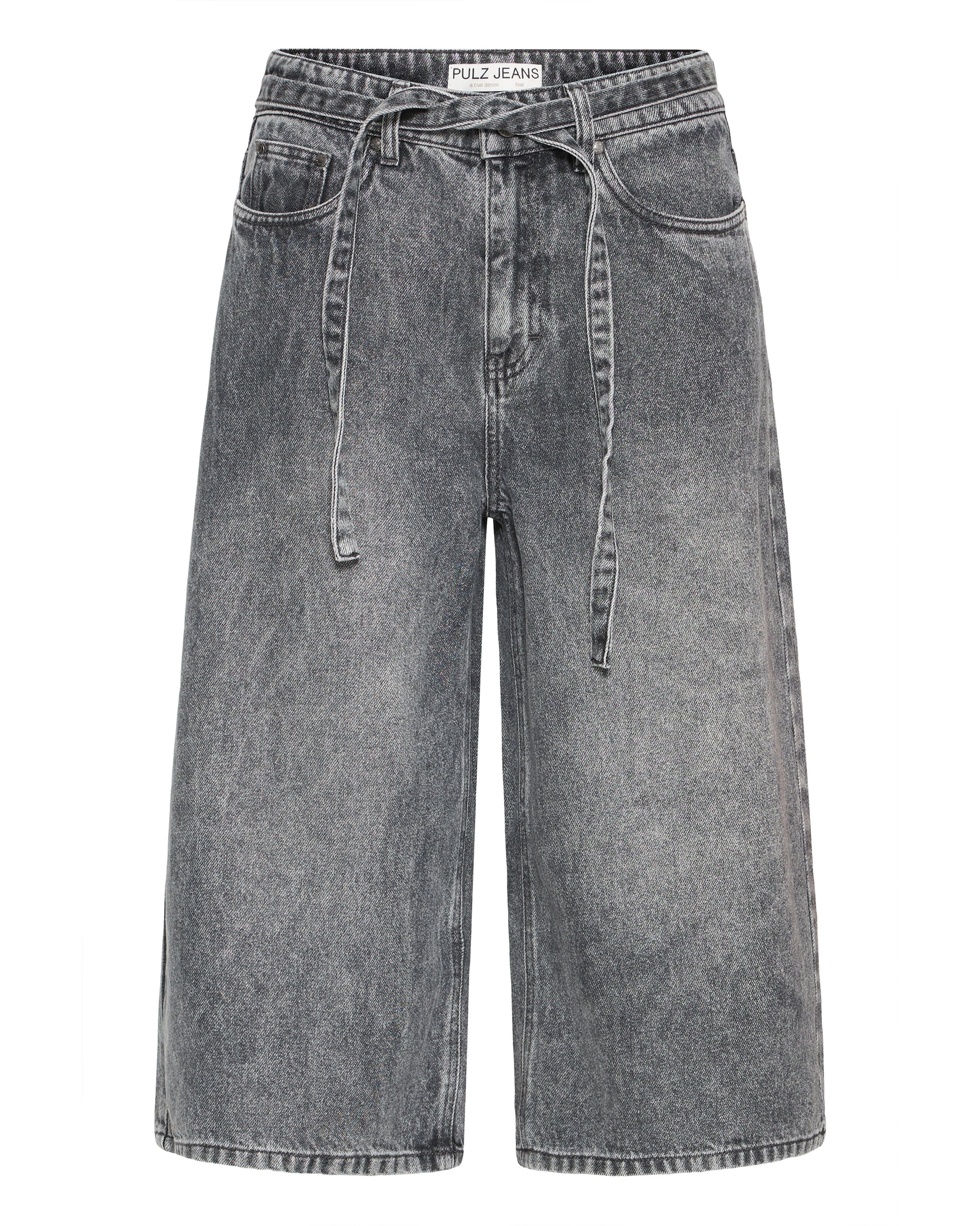 Pulz Loosefit Hose 'PZCRYSTA' in Grau: Vorderseite