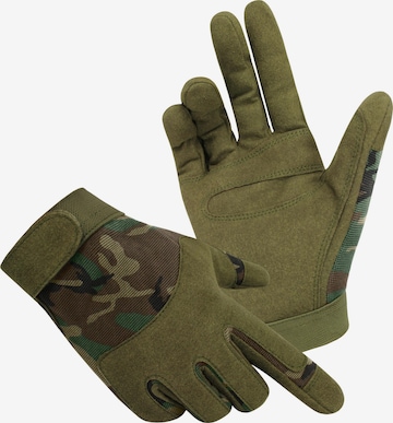 normani Athletic Gloves 'Army' in Green: front