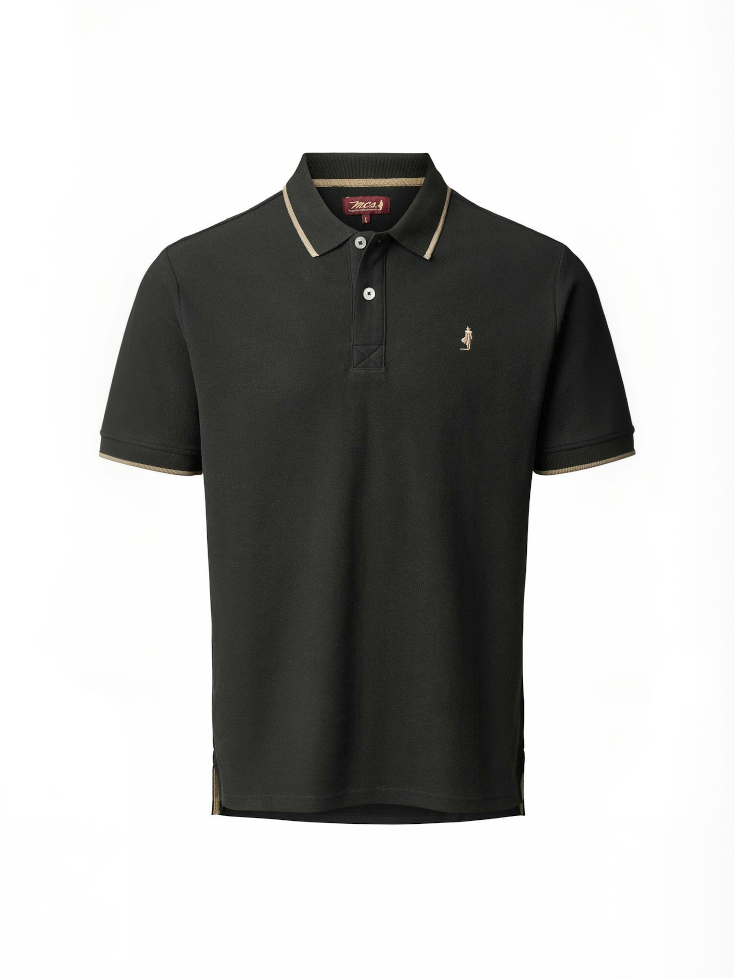 MCS - Camisa ' MCLake ' en negro: frente