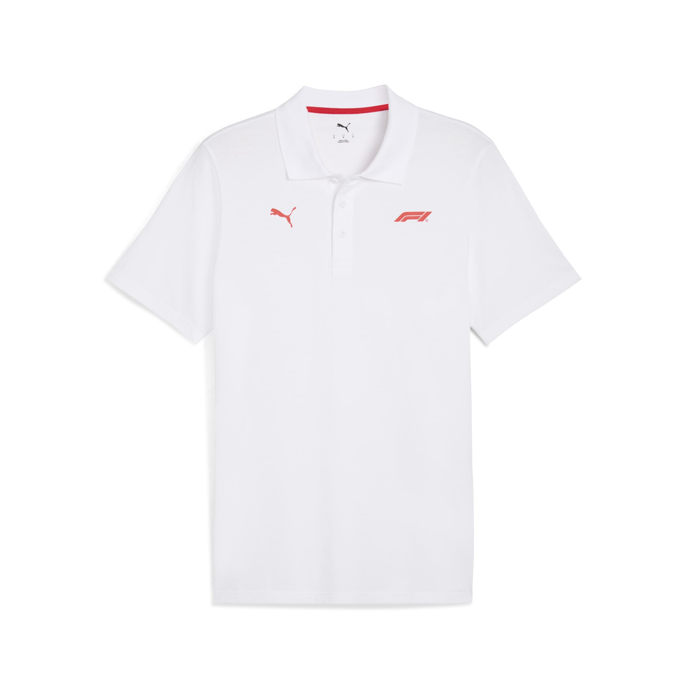 PUMA Shirt 'F1® Essentials' in Wit: voorkant