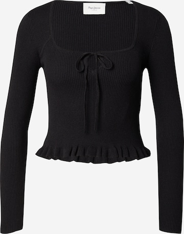 Pepe Jeans Sweater 'FAITH' in Black: front