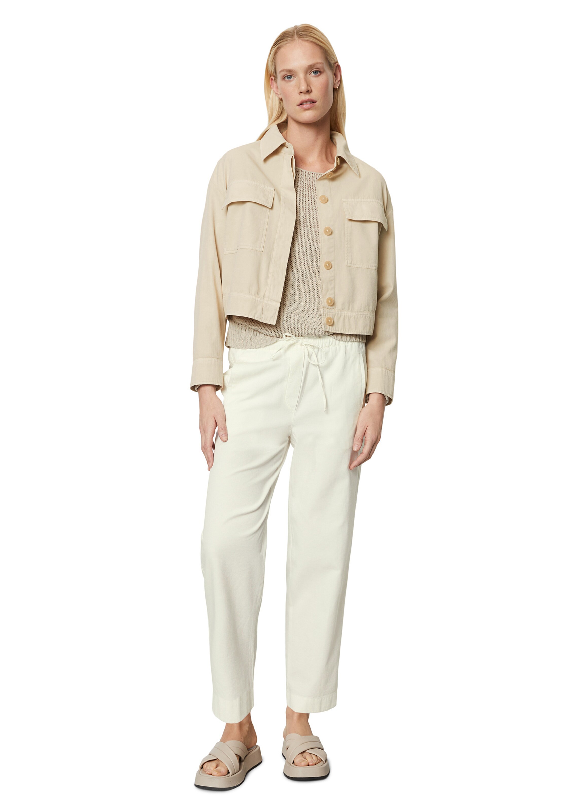 Marc O'Polo Prehodna jakna | bež barva