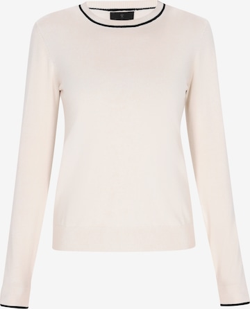 DreiMaster Klassik Sweter w kolorze beżowy: przód