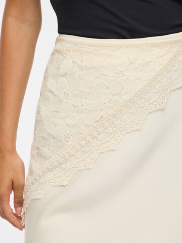 VILA Nederdel i beige