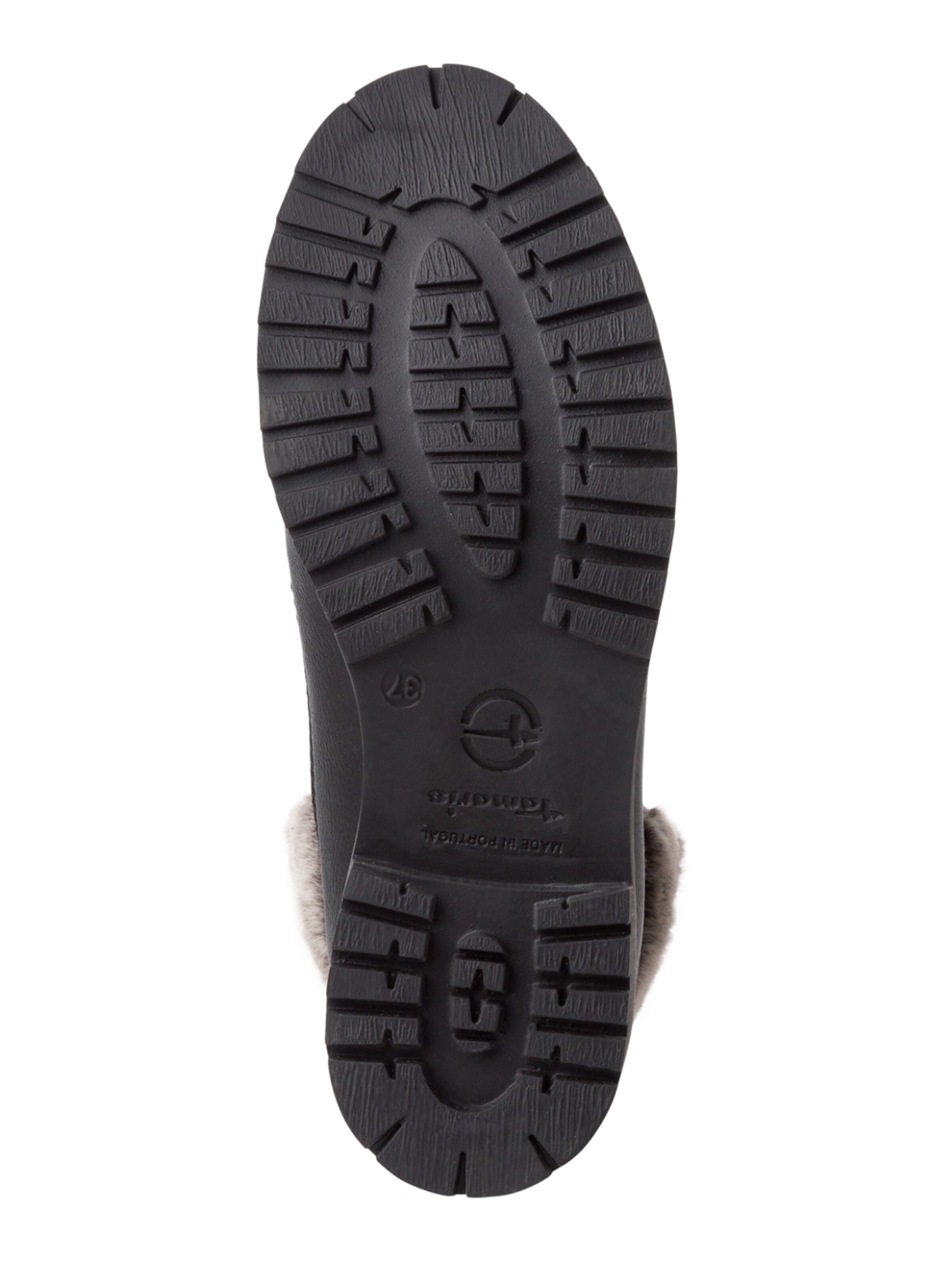 Ghete cu șireturi de la Tamaris pe negru