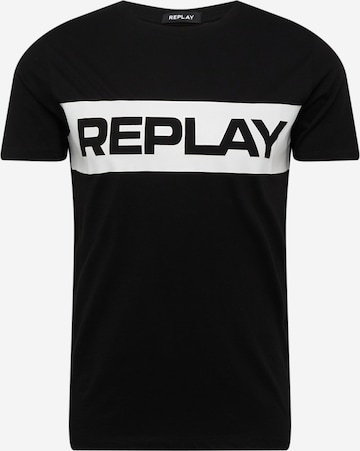 REPLAY Shirt in Black: front