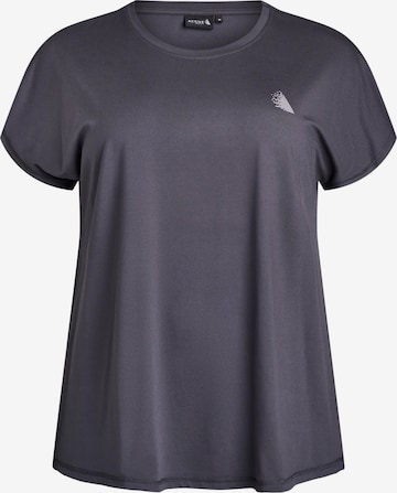 pilka Zizzi Marškinėliai 'Abasic': priekis