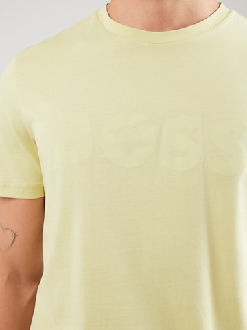 BOSS Shirt 'Thinking 1' in Yellow