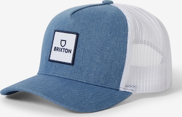 Cappello da baseball 'ALPHA' di Brixton in blu: frontale