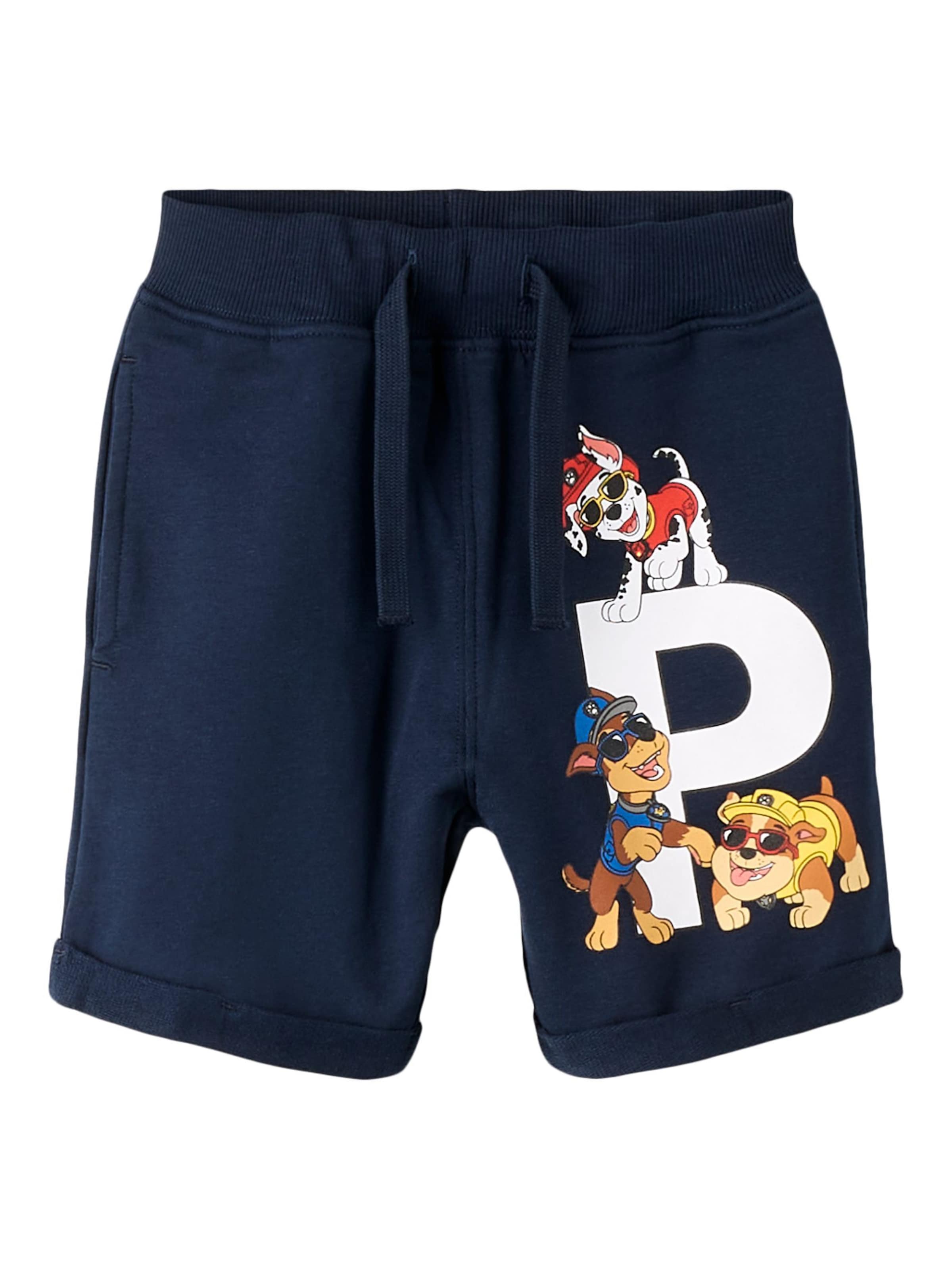NAME IT Regular Trousers 'Paw Patrol' in Blue: front