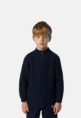 North Sails Gebreid vest in Blauw: voorkant