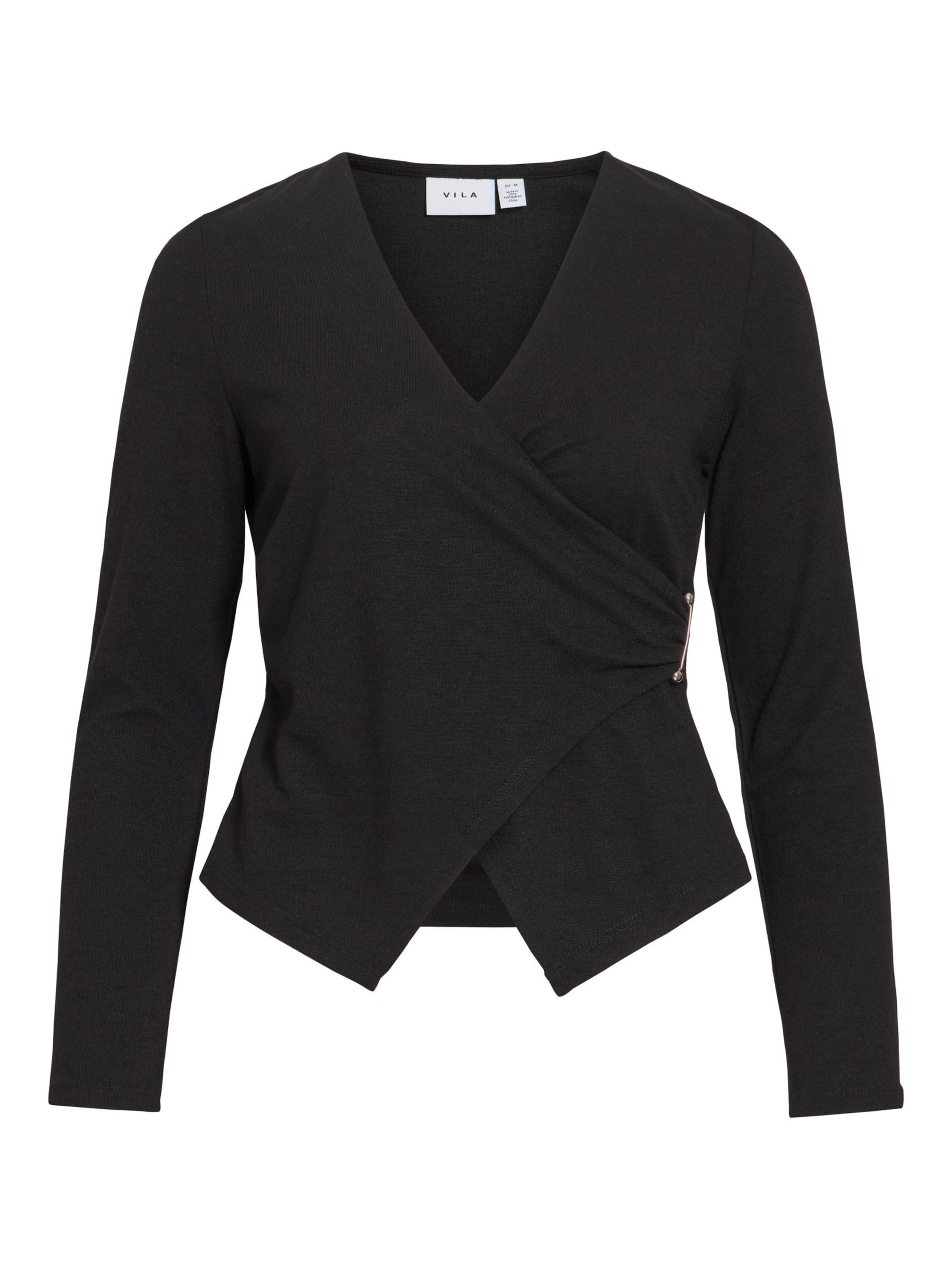 VILA - Camiseta 'VIAnni' en negro: frente