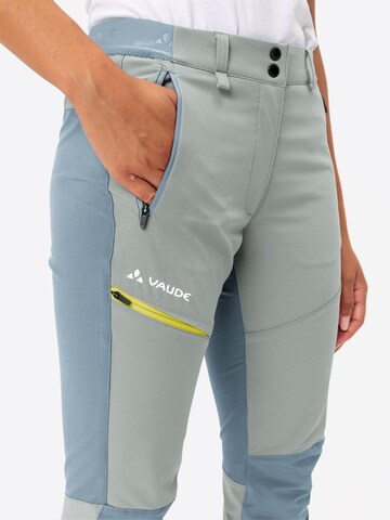 VAUDE Regular Outdoor trousers 'Elope' in Grey