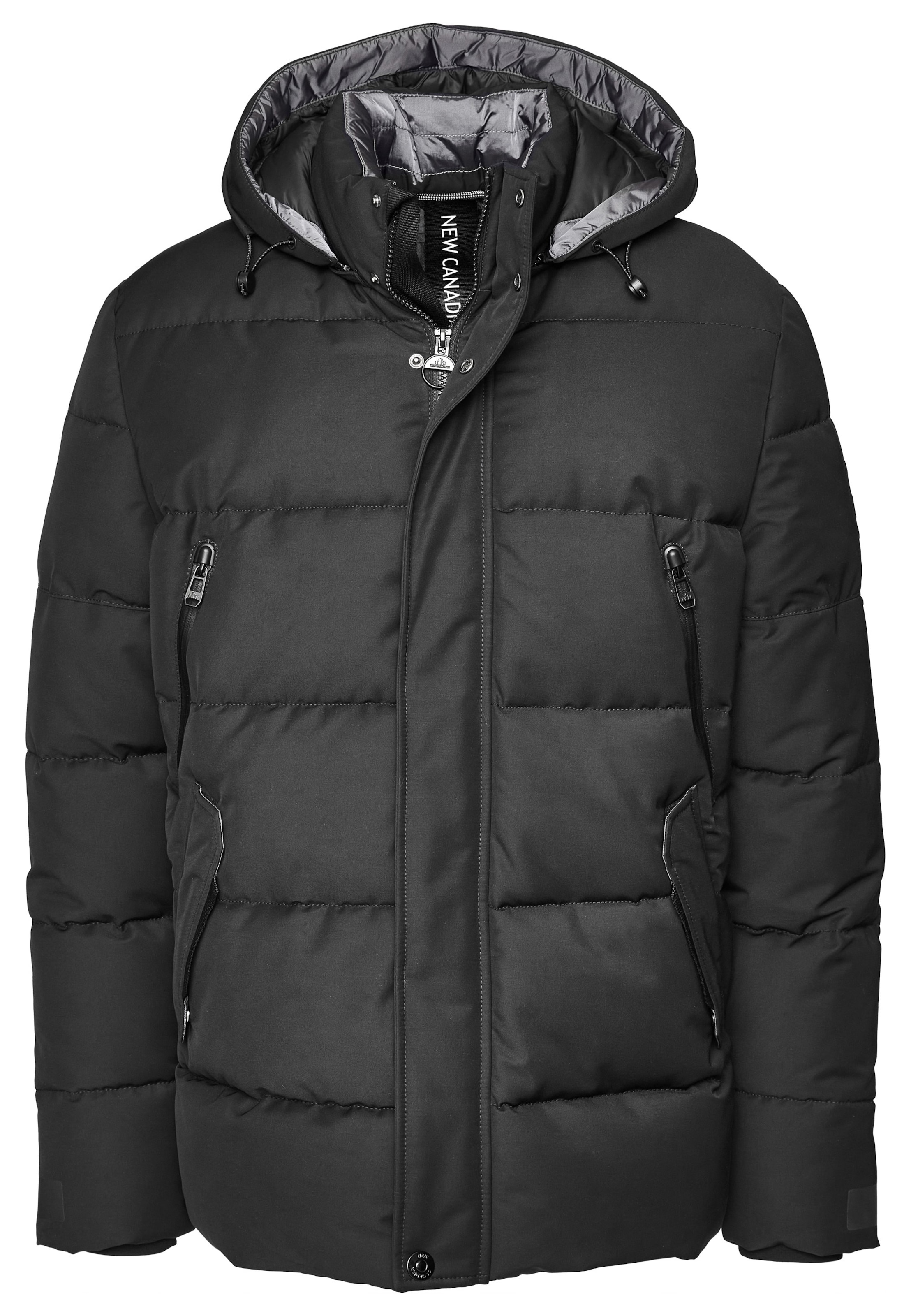 NEW CANADIAN Winter Jacket 'DRYIQ' in Black: front