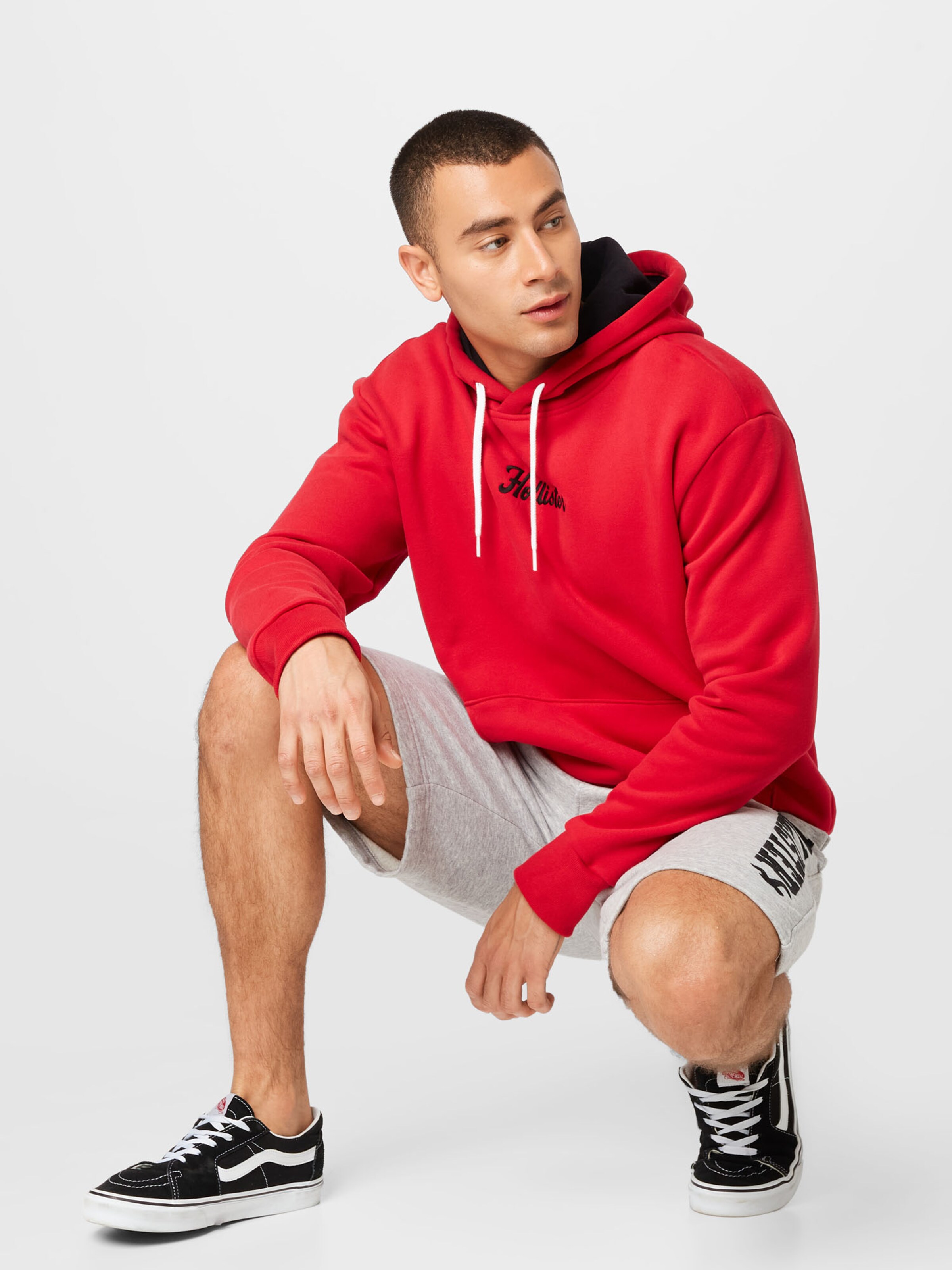Sweat-shirt HOLLISTER en Rouge | ABOUT YOU