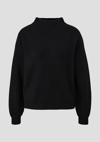 s.Oliver BLACK LABEL Sweater in Black