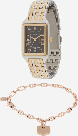FOSSIL Sada šperků 'Raquel' - zlatá / černá / stříbrná, Produkt