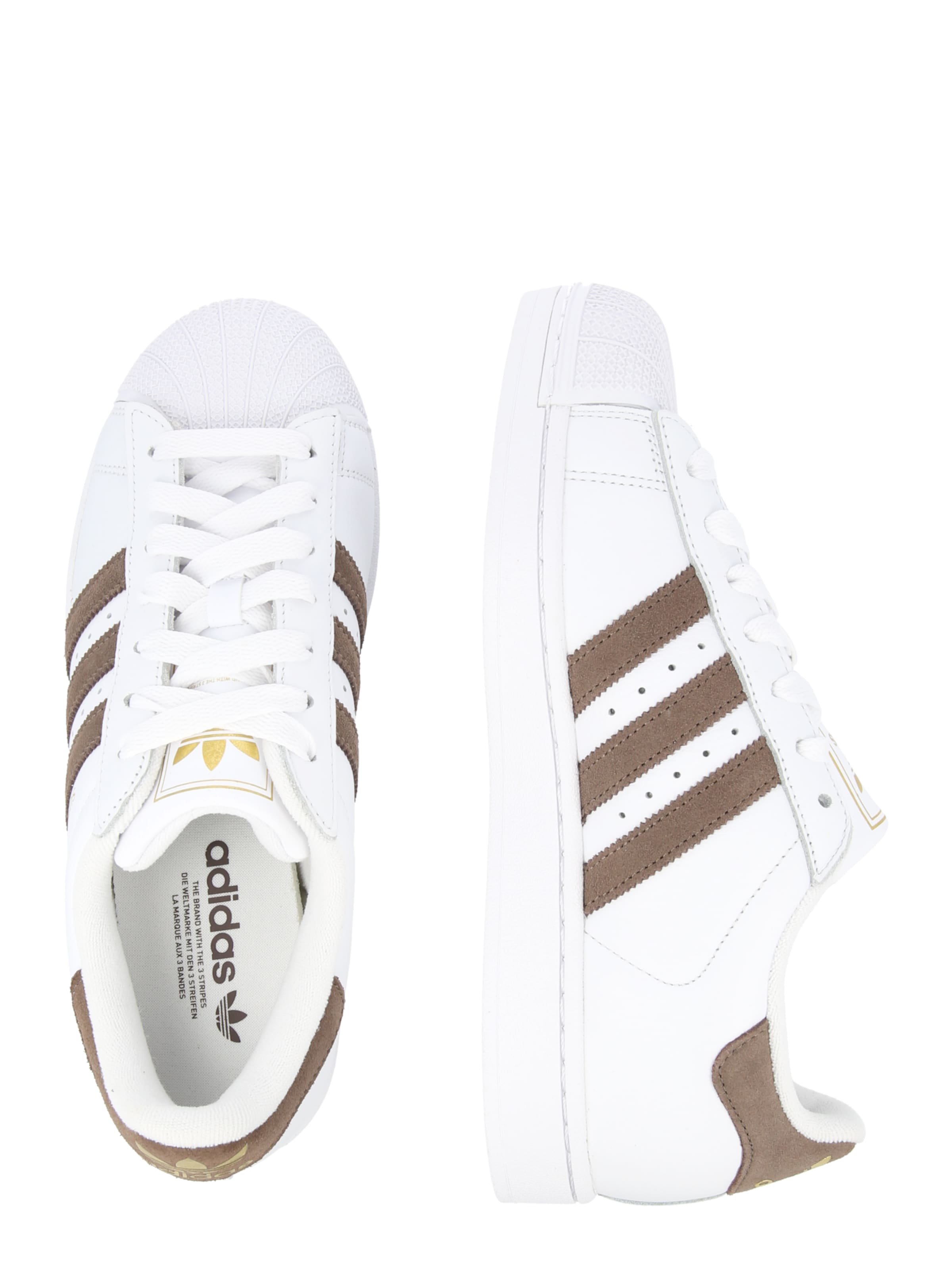 ADIDAS ORIGINALS Matalavartiset tennarit 'SUPERSTAR II' värissä valkoinen