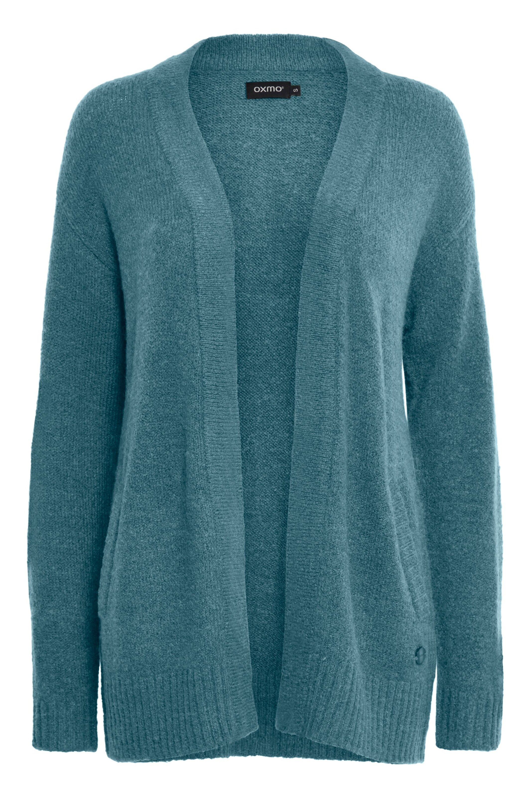 Oxmo Knit cardigan in Blue: front