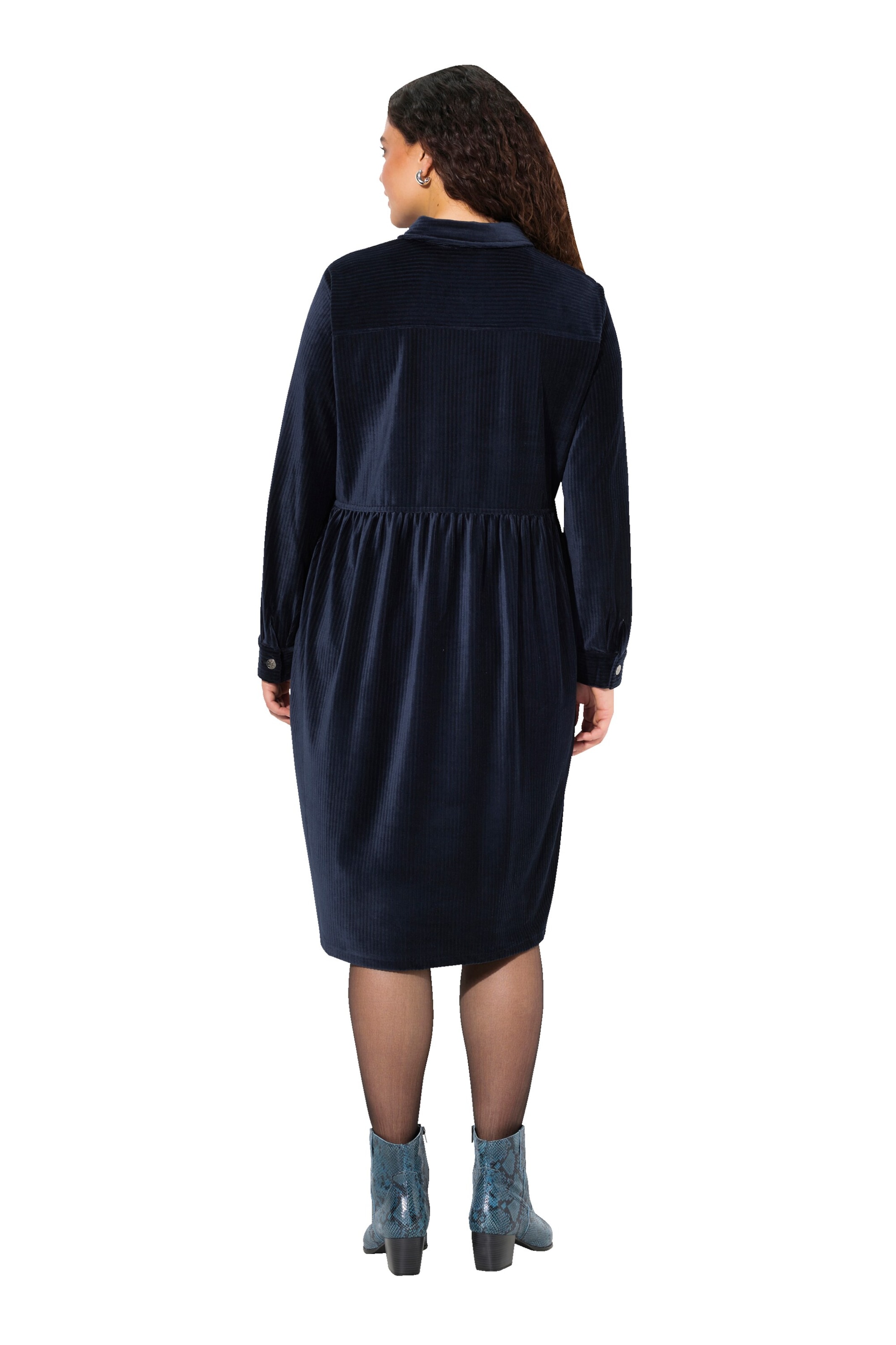 Robe-chemise Ulla Popken en bleu