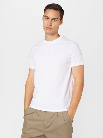 GUESS Shirt 'Classic' in White: front