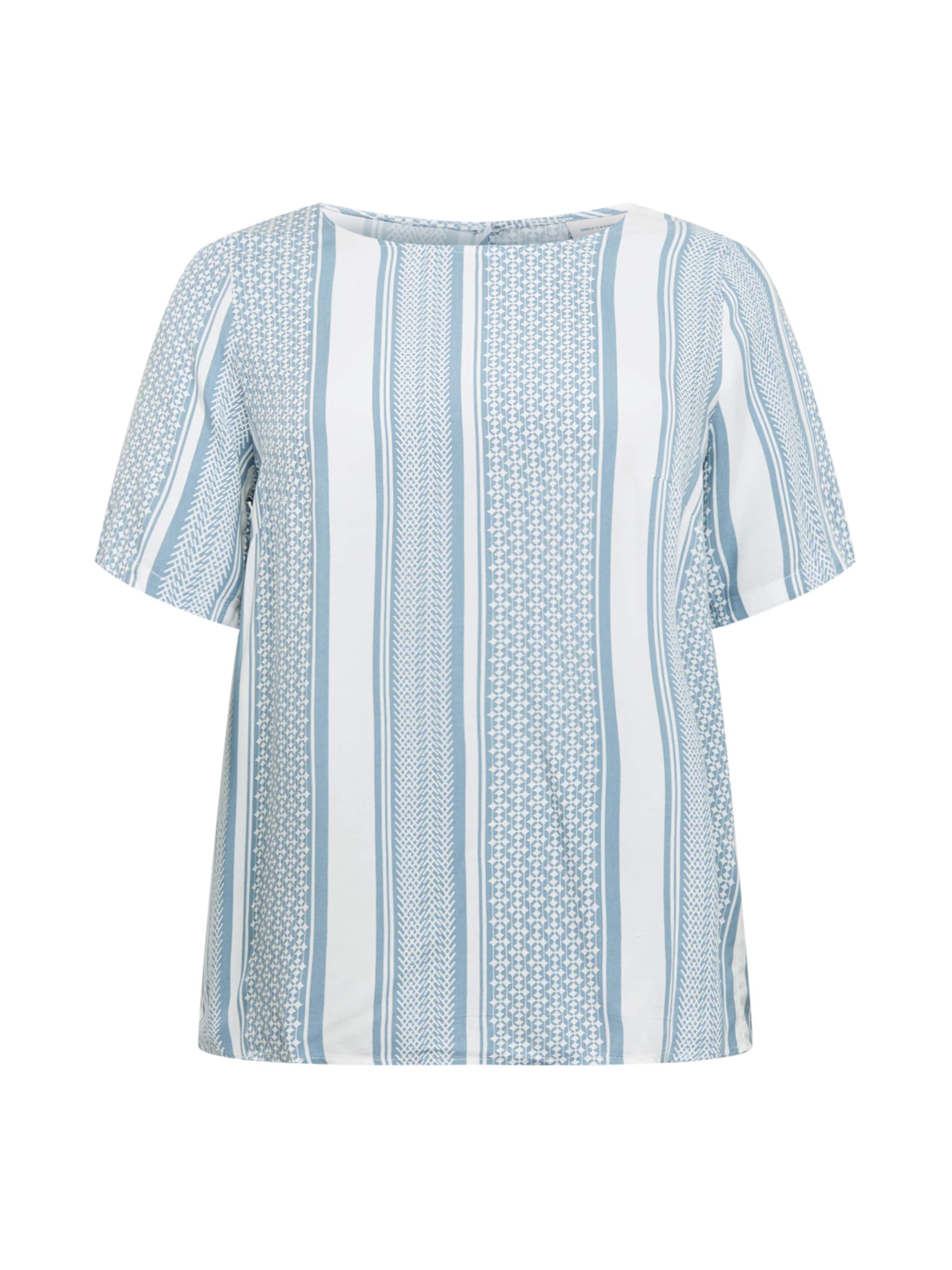 ONLY Carmakoma Shirt 'MARRAKESH' in Blau: Vorderseite