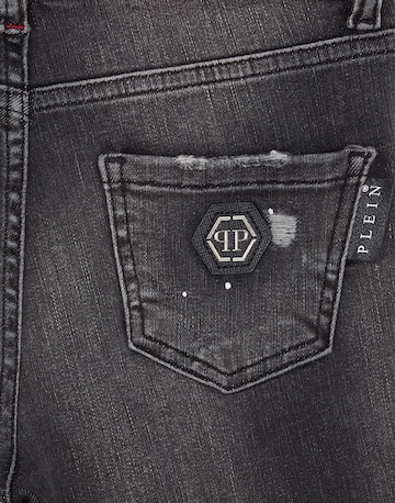 Philipp Plein - Regular Calças de ganga 'Bulldogs' em cinzento