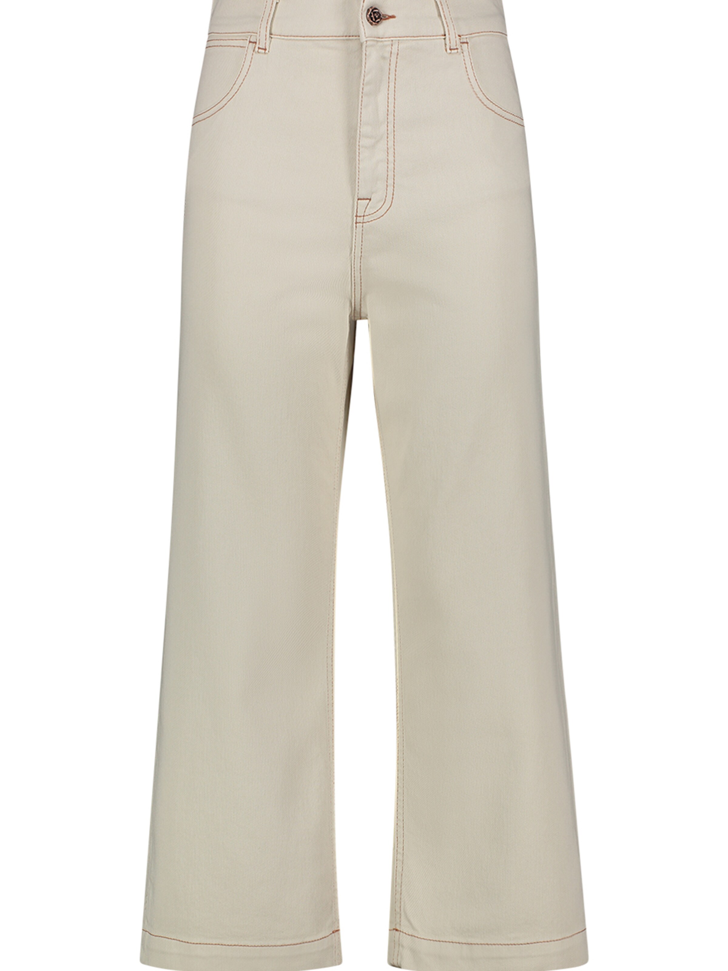 Wide Leg Pantalon Re_HasH en beige : devant
