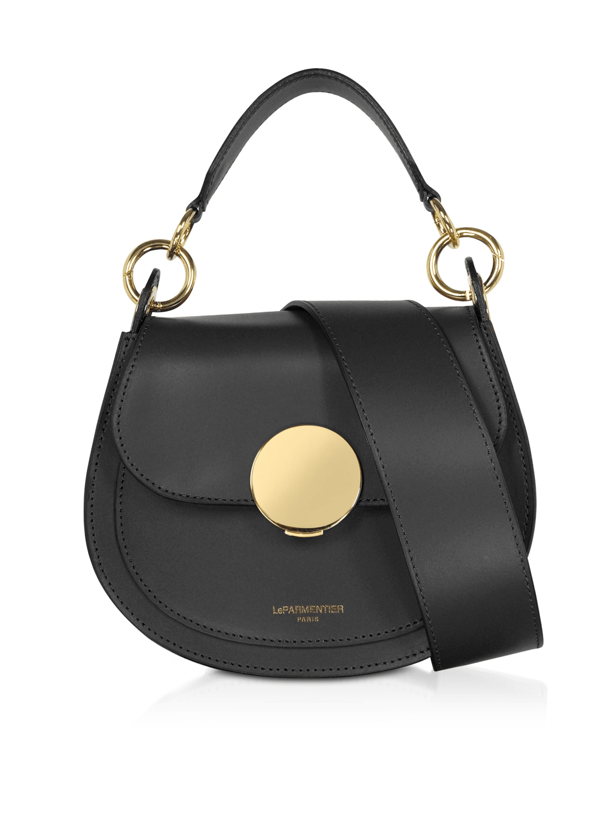 LeParmentier Handtasche 'Yucca Soho'‌‌ in Schwarz: Vorderseite