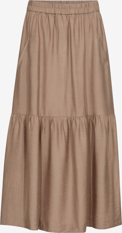 Jupe ' Hera' co'couture en beige : devant
