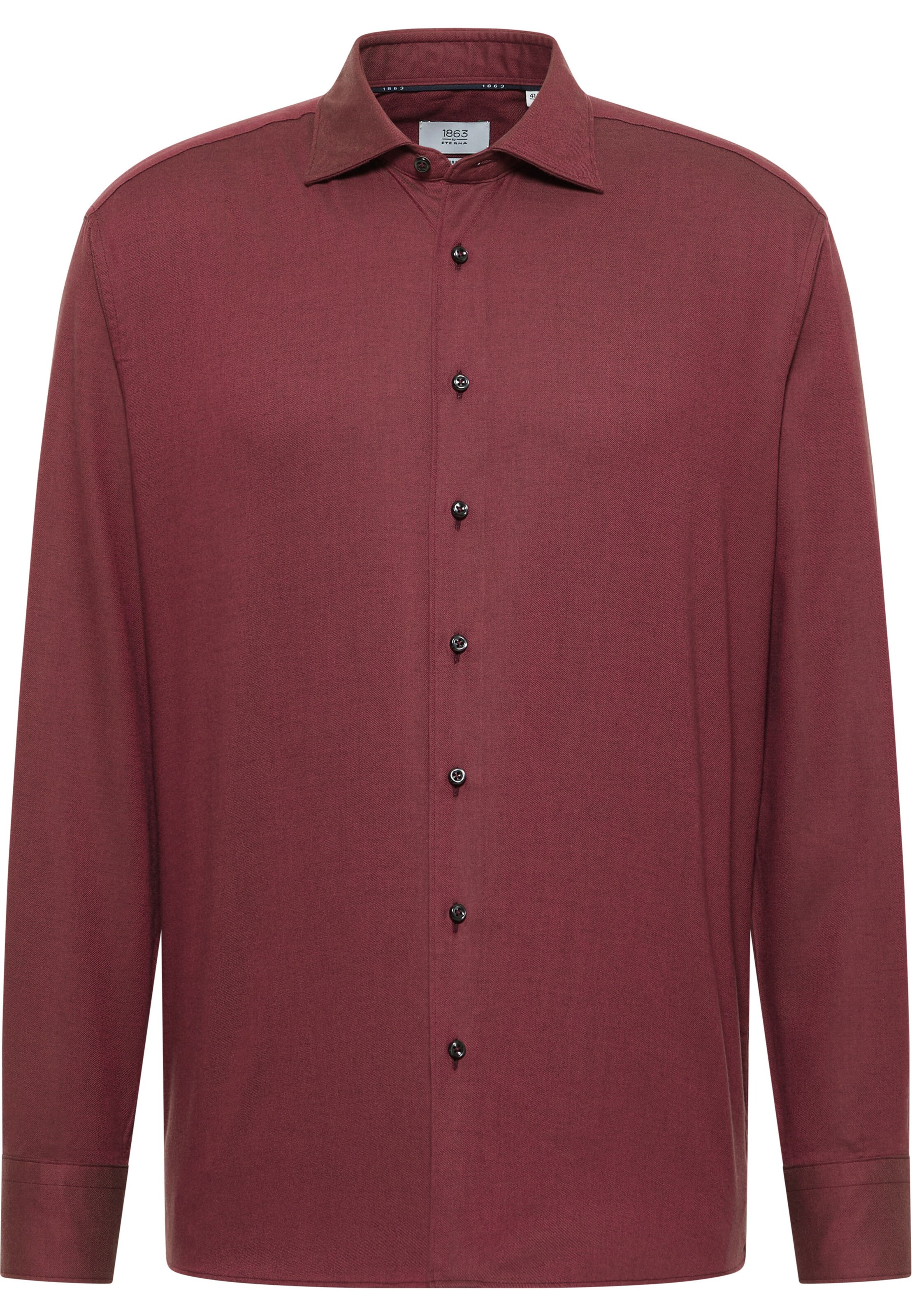 ETERNA Zakelijk overhemd in Rood: voorkant