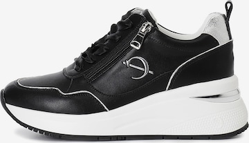 Sneaker bassa di CAFè NOIR in nero: frontale