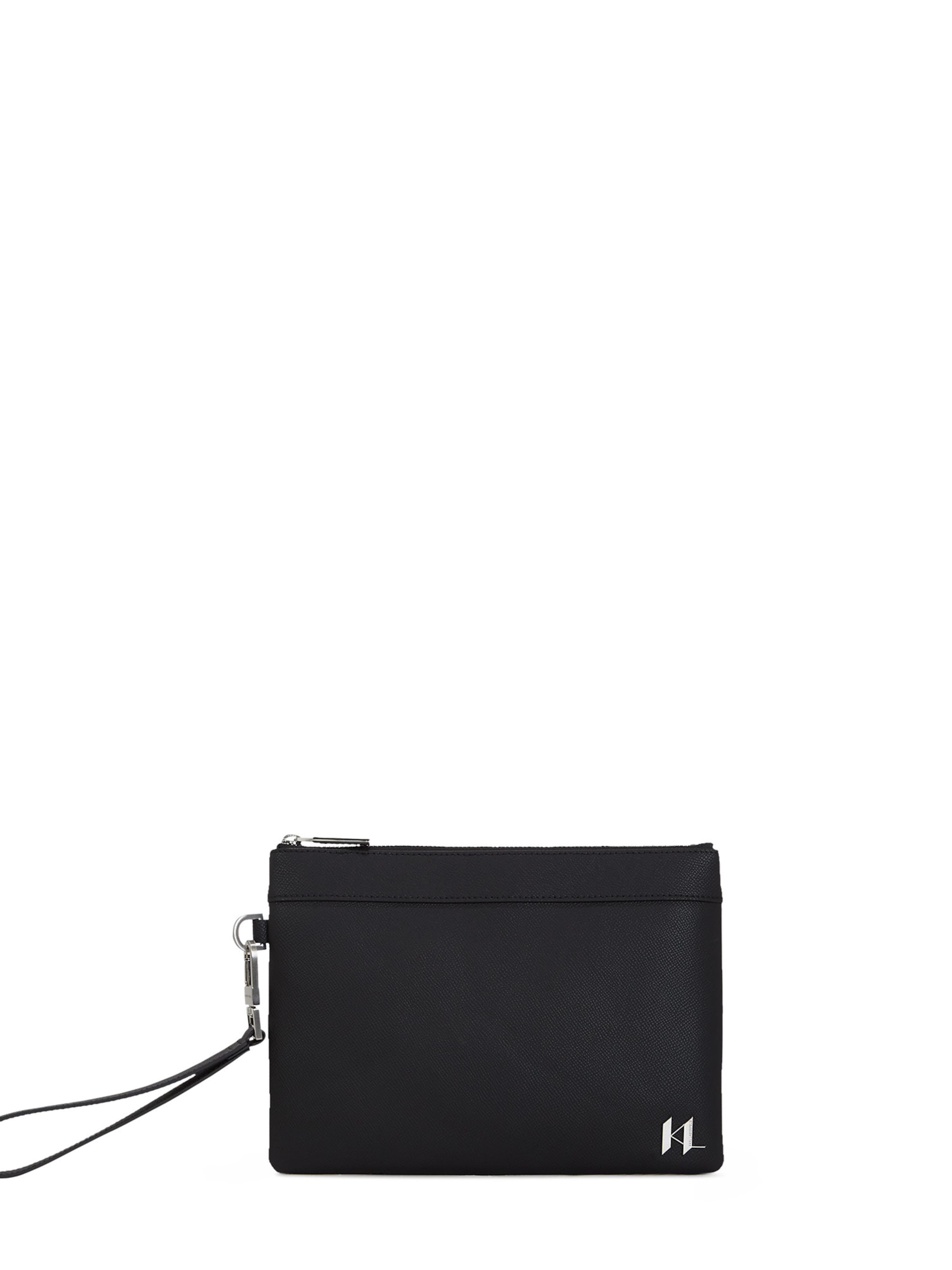 Porte-monnaies Karl Lagerfeld en noir : devant