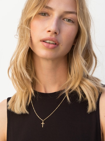 day berlin Ketting 'Cross fine' in Goud