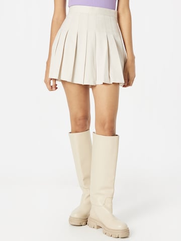 Monki Skirt in White: front