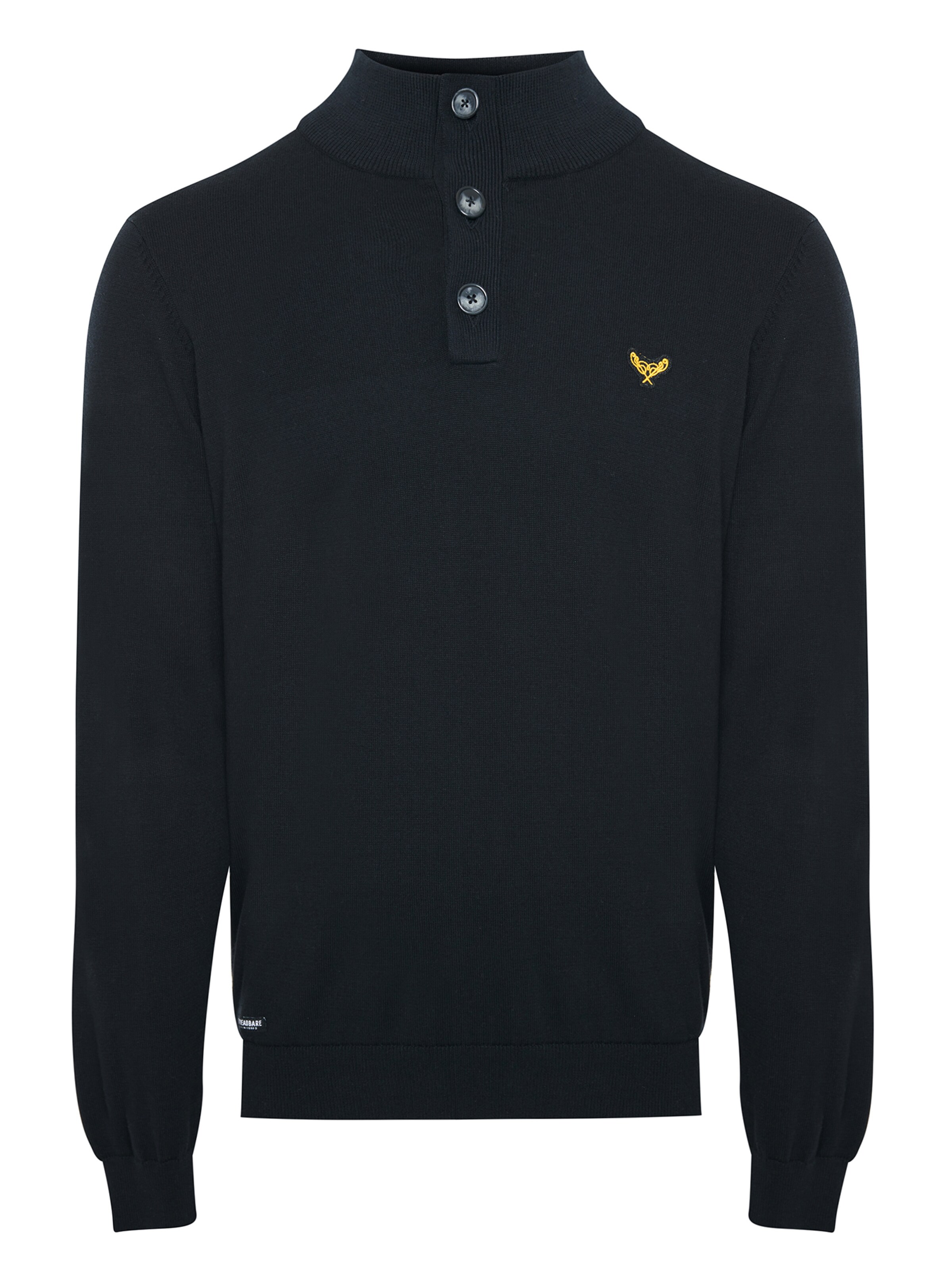 Threadbare Trui 'Hawke' in Zwart: voorkant