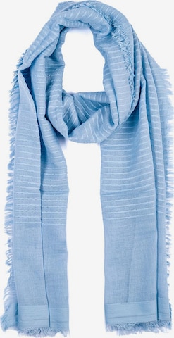 Passigatti Wrap 'Marineblauer Damenschal von Passigatti' in Blue: front