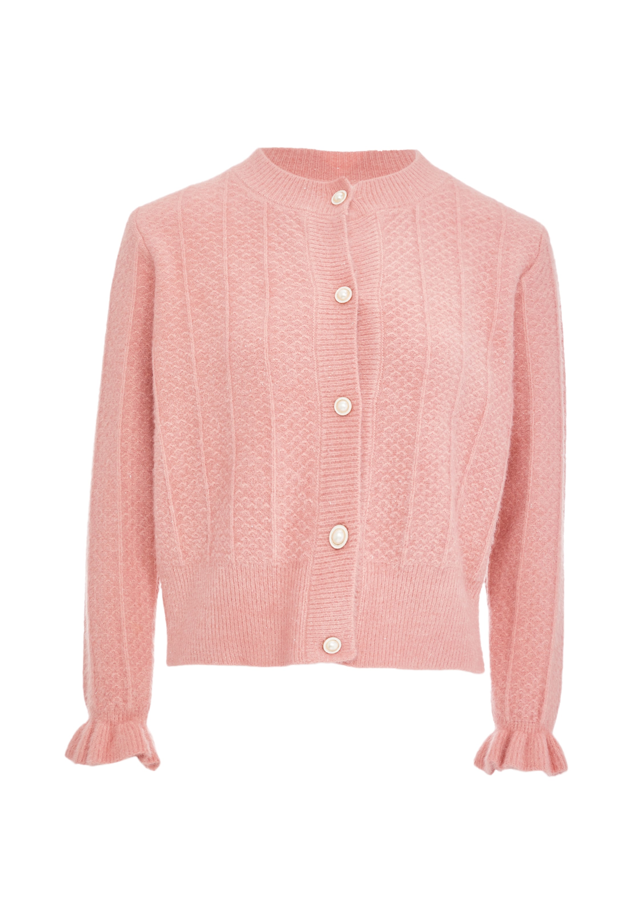 NALLY - Casaco de malha em rosa: frente