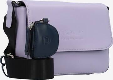 TOM TAILOR DENIM Crossbody Bag 'Saskia' in Purple