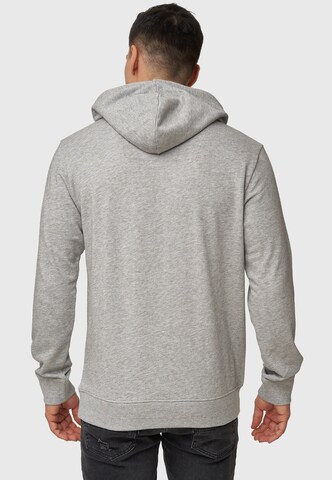 Sweat-shirt 'Bentley' INDICODE JEANS en gris