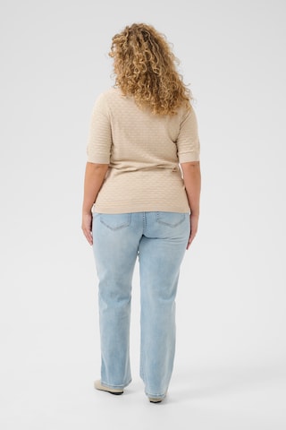 KAFFE CURVE Shirt 'Oliviana' in Beige